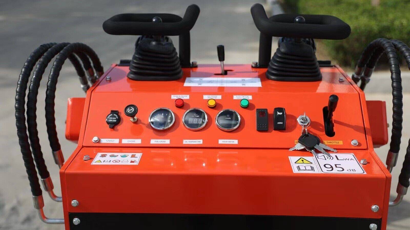 Tracked Skid Steer Loader 22.1 HP at work